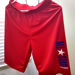New Converse All star Boys sports shorts size XL (13_15y) Red